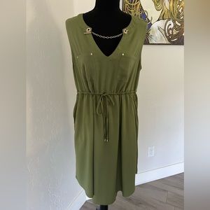 Torrid 00 Dress with drawstring and chain accent